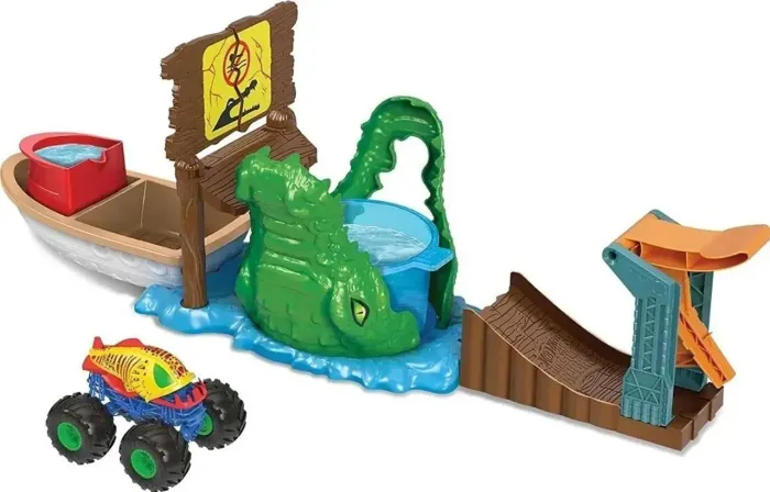 Hot Wells .Ataque do crocodilo faminto. Mattel