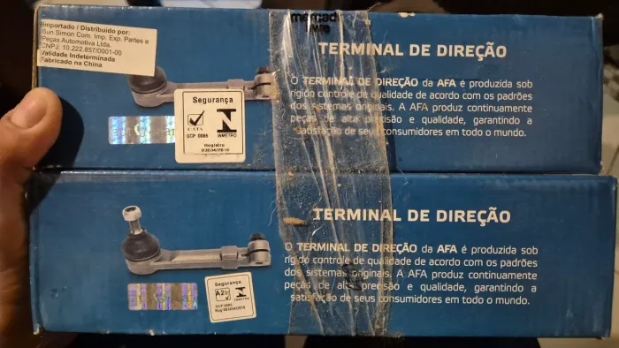 Par de terminal de direção para Logan ou Sandero