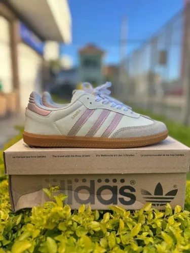 Tênis Adidas Samba off/rose