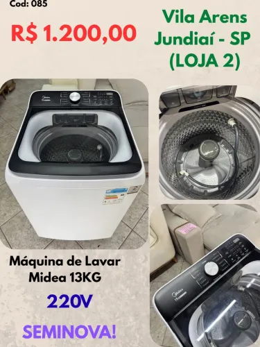 Máquina de lavar Midea 13Kg 220 volts