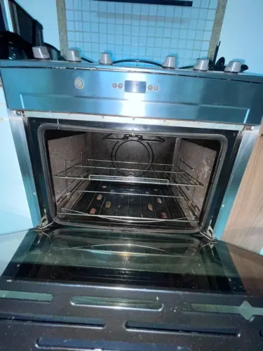 Fogão Brastemp 5 bocas de piso inox forno grande