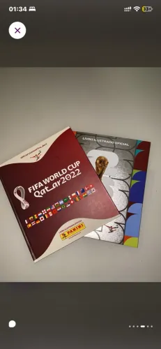 albuns da copa do mundo de 2022 e 2026 com figurinhas 2026 repetidas, 98% completos