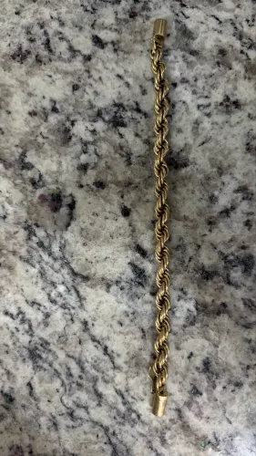 Pulseira 16 gramas baiana de ouro 18k