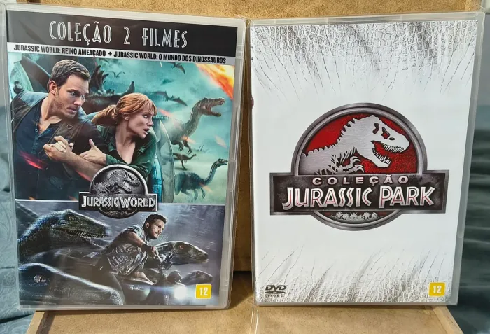 Coleção Jurassic Park e World (DVD)