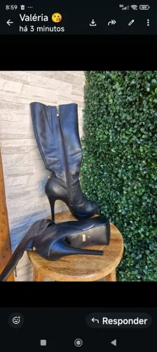 Bota de Couro Feminina 37