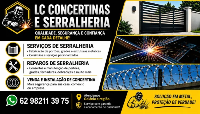 Concertinas e câmeras de segurança.