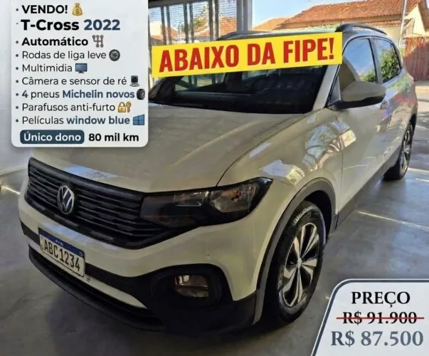 Volkswagen T-Cross Sense 1.0 TSI Flex 5P Aut. 2022