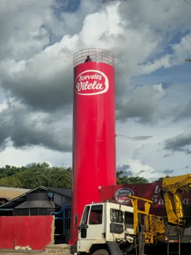Caixa d'água tipo taça Fábrica localizada em Alexânia - GO