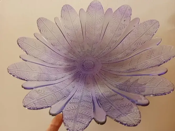 Fruteira de vidro grande