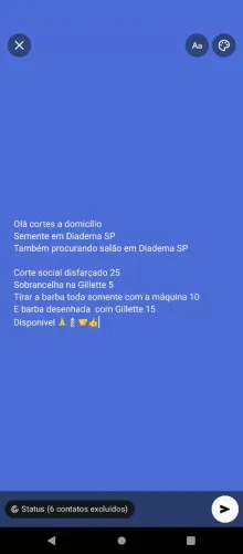Cortes sociais a domicílio Diadema SP 