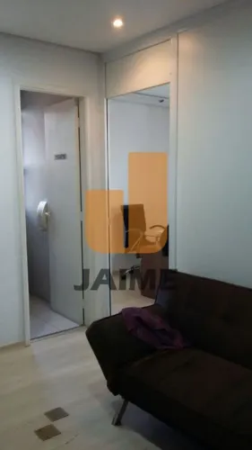 Conjunto comercial 1 vaga 36 m² na Rua Haddock Lobo, Cerqueira César Ed. Netware Flex Off
