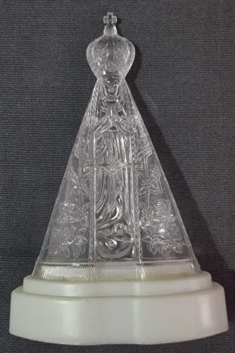 ENFEITE LUMINÁRIA NOSSA SENHORA (muda de cor alternadamente).