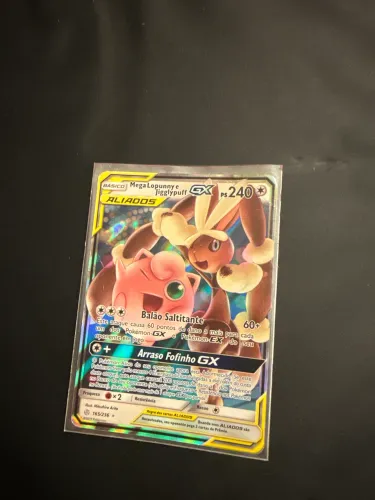 Carta Pokémon valiosa MegaLopunny e Jigglypuff GX