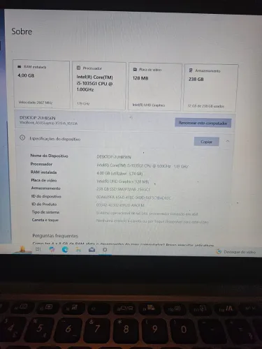 Vendo notebook x515j i5de10geracao