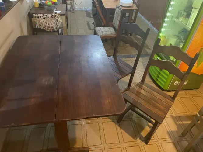 Mesa dobrável