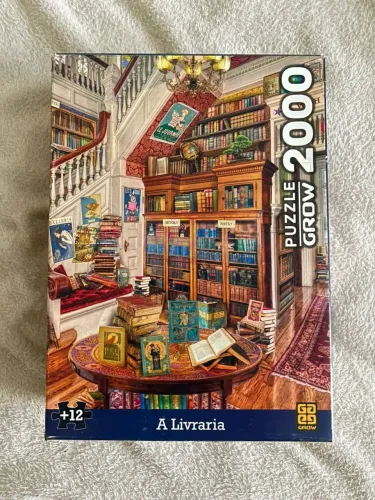 Quebra cabeça 2000 peças Livraria
