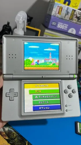 nintendo ds lite prata