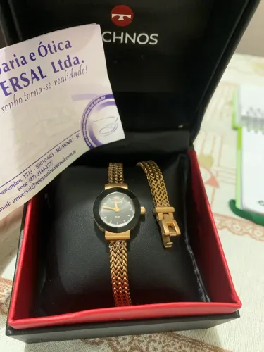 Relógio Technos feminino mini Rosé
