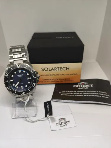 Orient Solartech completo com nota novo original