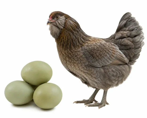 3 ovos férteis ameraucanas