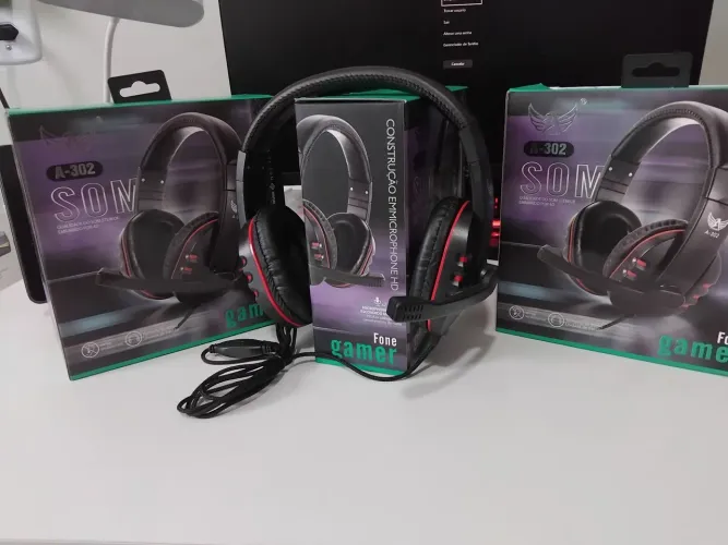 Fone Gamer com Microfone 