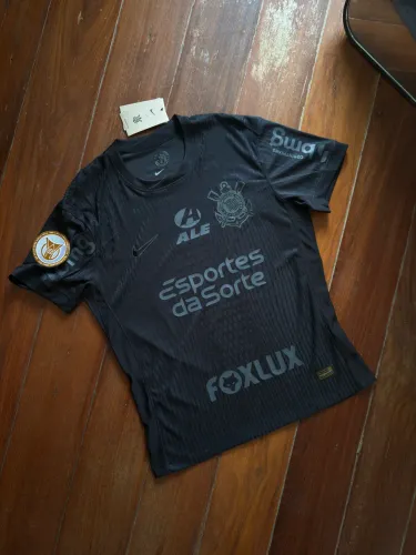 Camisa Corinthians Memphis 10 All Black Especial Nova (versão JOGADOR)