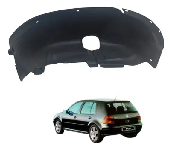 Parabarro Dianteiro Esquerdo Volkswagen Golf 2001 2002 2003