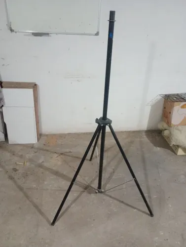 Pedestal Tripé Suporte Para Caixa De Som Acústica Profissional - Preto