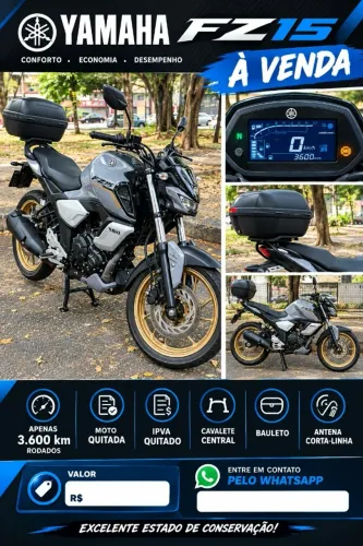 Yamaha Fazer Fz15 150 Connected Flex 2026