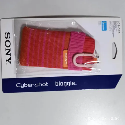 Bolsa Meião câmera digital SONY Cyber Shot vermelha 