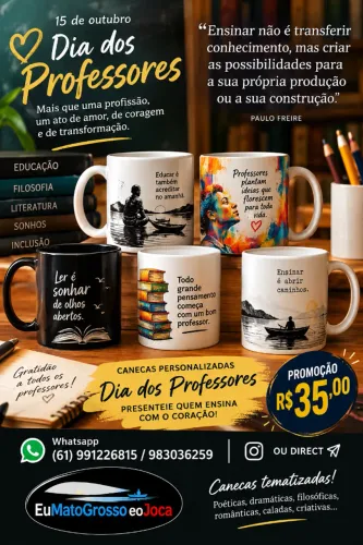 CANECAS PARA O DIA DOS PROFESSORES!