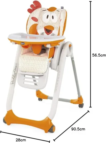 Cadeira de Alimentação Polly 2 Start CHICCO, Fancy Chicken 