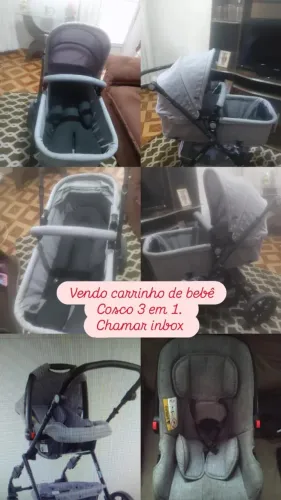 Carrinho de bêbê 3 em 1 Cosco