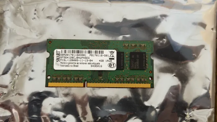 Memória RAM 4GB DDR3L 1600MHz para Notebook