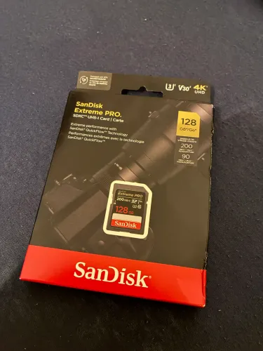Cartão de Memória SanDisk Extreme PRO 128GB 200MB/s | Novo