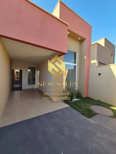 Casa nova c/ 3 quartos (1 suíte), espaço gourmet - Setor Maysa II/ Trindade