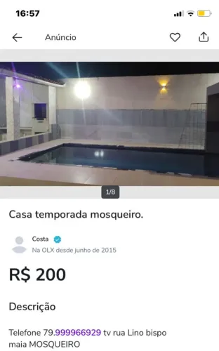 Casa no mosqueiro temporada
