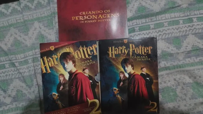 DVD Harry Potter e a Câmara Secreta Edição Definitiva + 4 Discos + Livro Colecionador