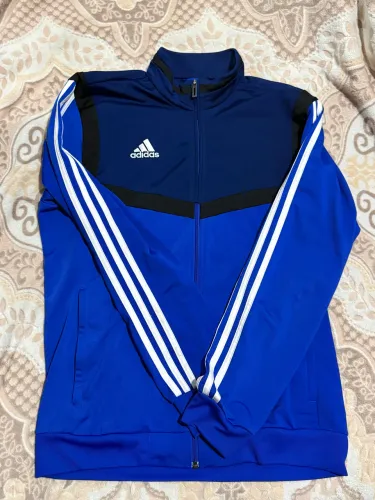 Jaqueta Adidas Tiro 19 Painel Masculina - Azul+Branco