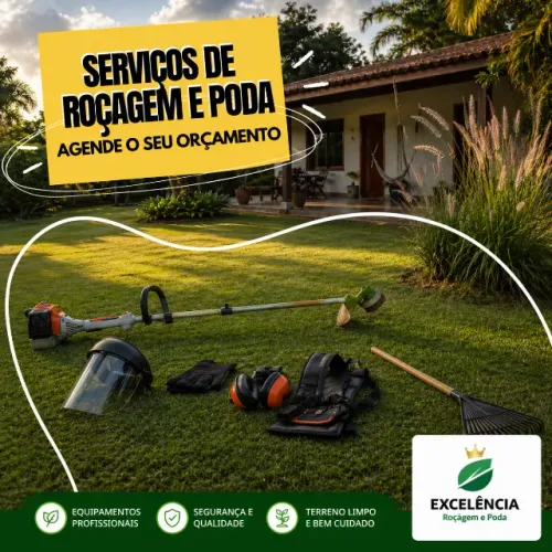 Rocagem, poda e limpeza de lotes