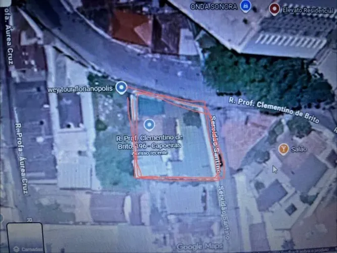 Vendo terreno Estreito/Capoeiras 400m² viab mista 8 pav