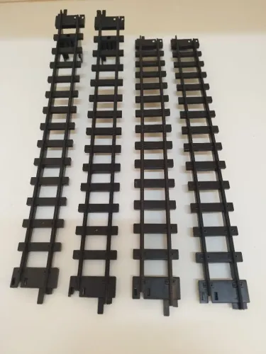 Ferrorama trilhos aclives e declives 