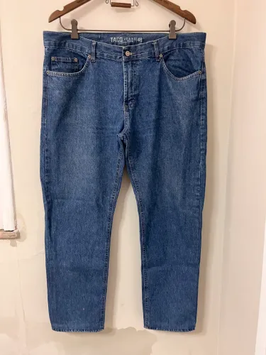 Calça jeans masculina taco 46