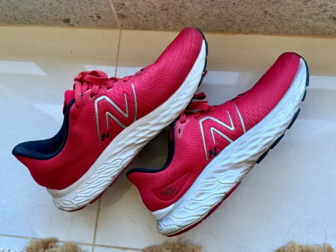 Tênis New Balance Fresh Foam X Evoz V3 Original 42 Vermelho