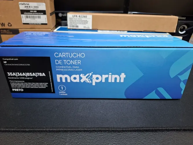 Toner compatível 35A 36A 85A 78A Max print NOVO