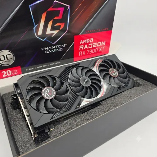 Placa de vídeo ASrock Amd Radeon RX 7900XT Phantom Gaming 20 GB OC.