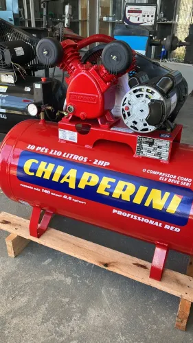 Compressor de ar 10 pes 110 litros - Chiaperini 