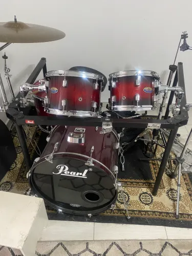 Pearl Decade Maple Red Burst