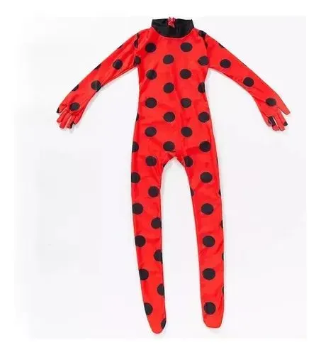 Fantasia Lady bug Tamanho 6 Anos