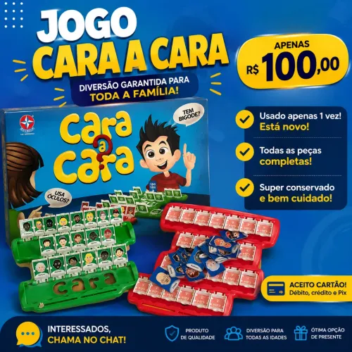 Cara a Cara Estrela - Ótimo Estado | R$ 100,00